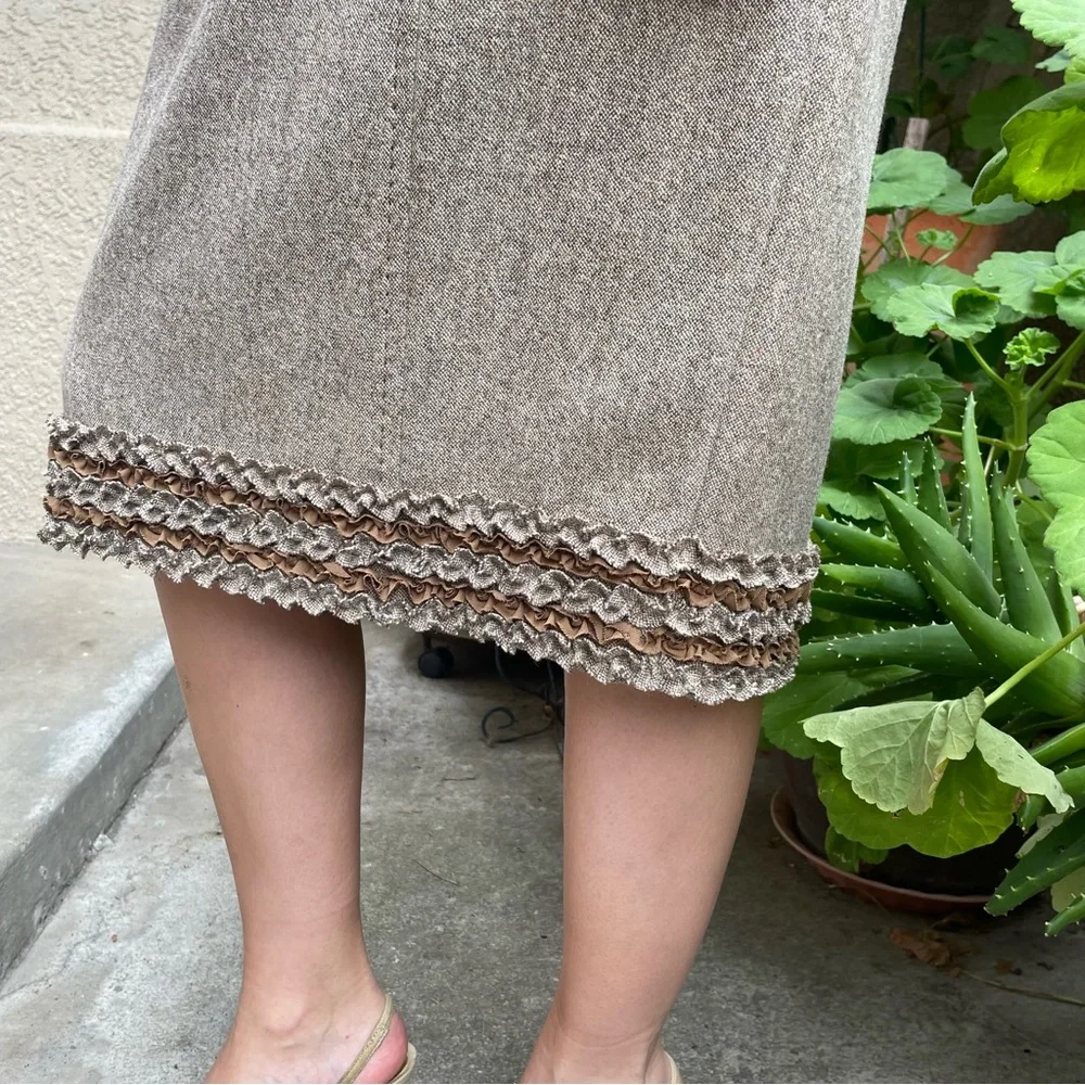 New multicolored SoCa St. John wool skirt